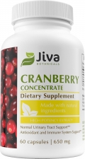 Ladies Cranberry Pills 650mg - Concentrated Cranberry Supplement Powder Extract - Cranberry Capsules for Normal Urinary Tract Health & Normal Kidney Support