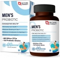 Men's Probiotics, a men's care supplement with prebiotics and probiotics for men's digestive and immune health, 60 billion colony units and 14 strains of bacteria shelf stable, gluten and soy free (90 tablets)