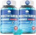 Multivitamin Gummies for women & men 50+ | sugar free methylated multivitamin gummies with Glucosamine Chondroitin MSM for seniors, chewable multivitamin D3 K2 and ACE B complex, algae calcium magnesium.